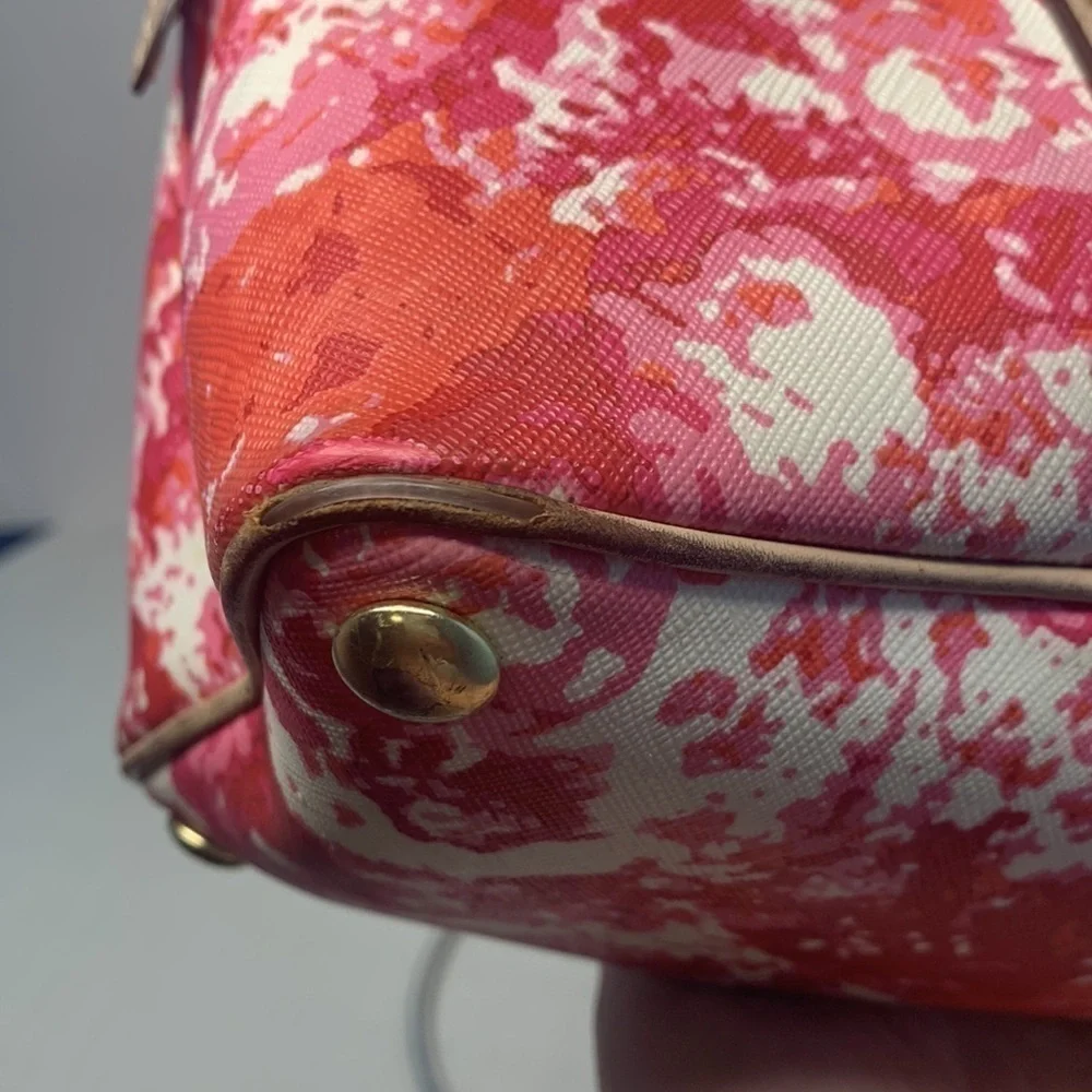 Coach Cora Rare F31341 Peyton Floral Domed Satchel